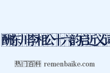 酬东川李相公十六韵启近义词是什么意思的图片